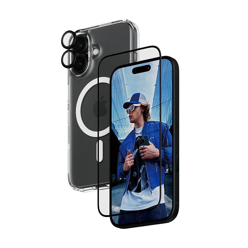 PanzerGlass ® 3-in-1 Schutz Set iPhone 16