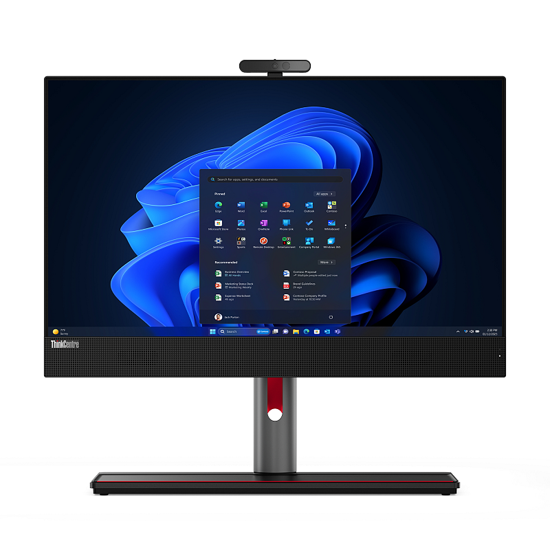 Lenovo ThinkCentre M90a Gen 5 Intel® Core™ i5 i5-14500 60,5 cm (23.8") 1920 x 1080 Pixel All-in-One-PC 16 GB DDR5-SDRAM 512 GB SSD Windows 11 Pro Wi-Fi 6E (802.11ax) Schwarz
