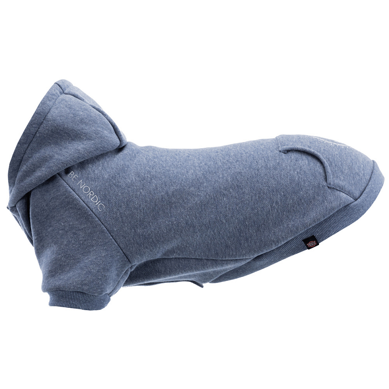 TRIXIE Be Nordic Hoodie Flensburg S Blau Polyester Hund Kapuzenpullover