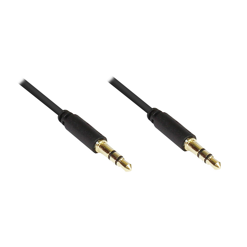 Alcasa 1970-S030B Audio-Kabel 3 m 3.5mm Schwarz