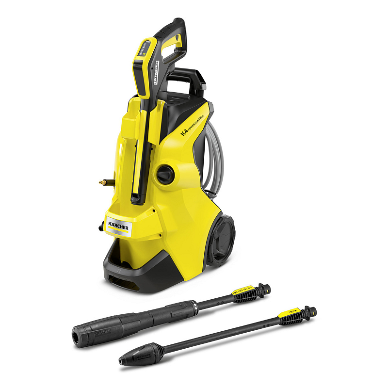 Kärcher K 4 Power Control Flex Hochdruckreiniger Senkrecht Elektro 420 l/h Schwarz, Gelb