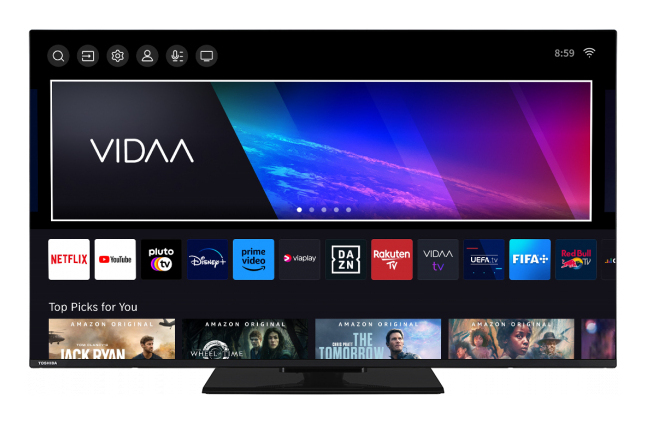 Toshiba 50UV3463DG Fernseher 127 cm (50") 4K Ultra HD Smart-TV Schwarz 275 cd/m²