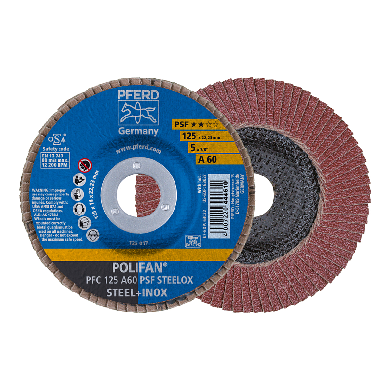 PFERD PFC 125 A 60 PSF STEELOX Rotierendes Schleifwerkzeug Zubehör Metall
