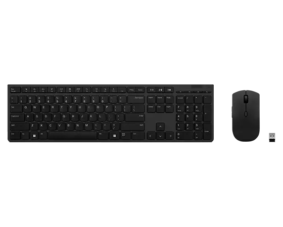 Lenovo 4X31K03967 Tastatur Maus enthalten Büro RF Wireless + Bluetooth QWERTY UK Englisch Grau