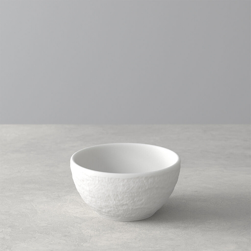 Villeroy & Boch Manufacture Rock Snackschale 0,06 l Rund Porzellan Weiß 1 Stück(e)