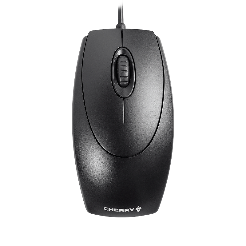 CHERRY WHEELMOUSE OPTICAL Kabelgebundene Maus, Schwarz, PS2/USB