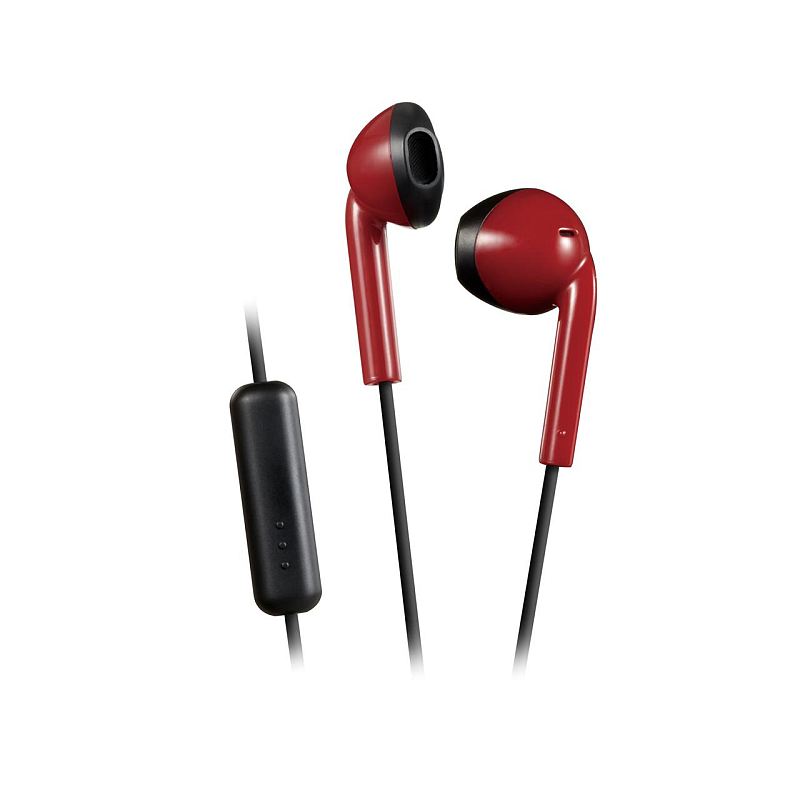 JVC HA-F19M-RB Kopfhörer Kabelgebunden im Ohr Anrufe/Musik Rot