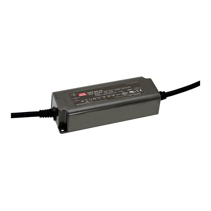 MEAN WELL NPF-60-24 Netzteil & Spannungsumwandler Drinnen 60 W Schwarz