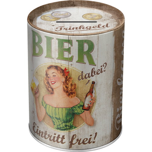 Nostalgic Art 43705450 Spardose Grün, Weiß Metall 1 Stück(e)