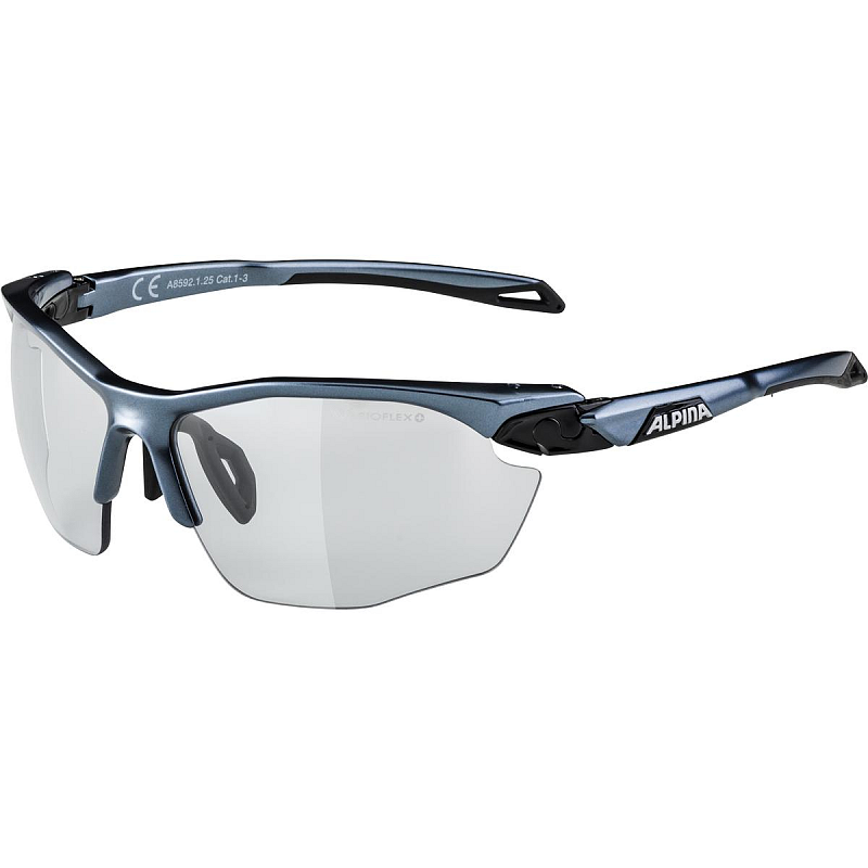 Alpina Sports TWIST FIVE HR V Multisportbrille Unisex Halbrandlos Blau