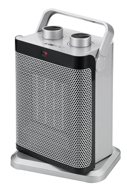 Clatronic HL 3631 Grau 1500 W Elektrischer Raumheizlüfter