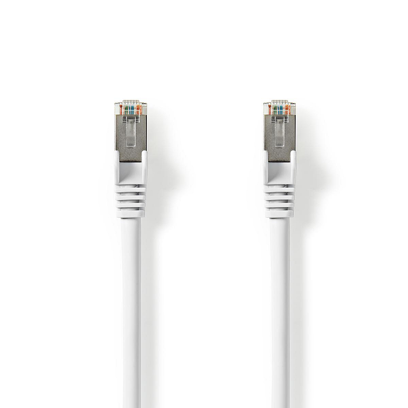 Nedis CCGP85520WT015 Netzwerkkabel Weiß 0,15 m Cat8.1 S/FTP (S-STP)