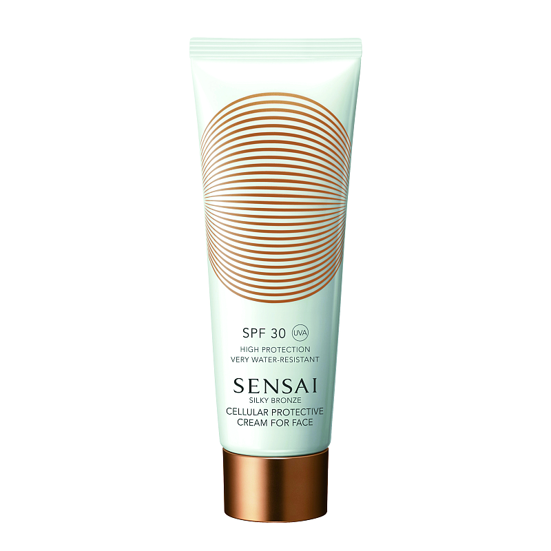 Sensai Silky Bronze Cellular Protective SPF30 Sonnenschutzcreme Gesicht 30 Erwachsene