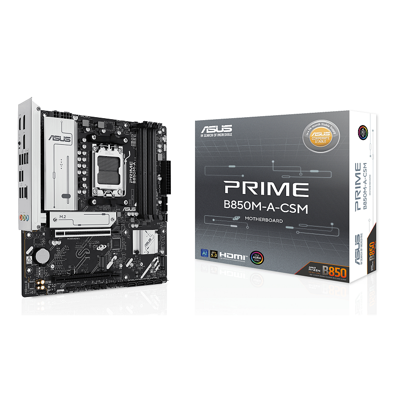 ASUS PRIME B850M-A-CSM AMD B850 Sockel AM5 micro ATX