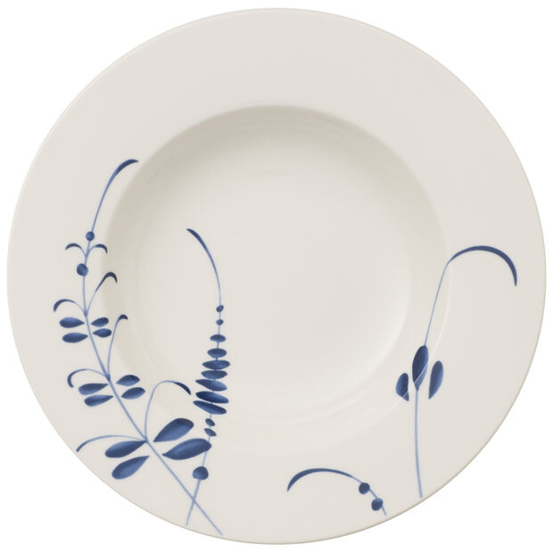 Villeroy & Boch Old Luxembourg Brindille Suppenteller Rund Porzellan Blau, Weiß 1 Stück(e)