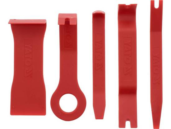 Yato YT-0836 Autokarosserie-Reparaturwerkzeug Polsterungsentferner Rot 5 Stück(e)