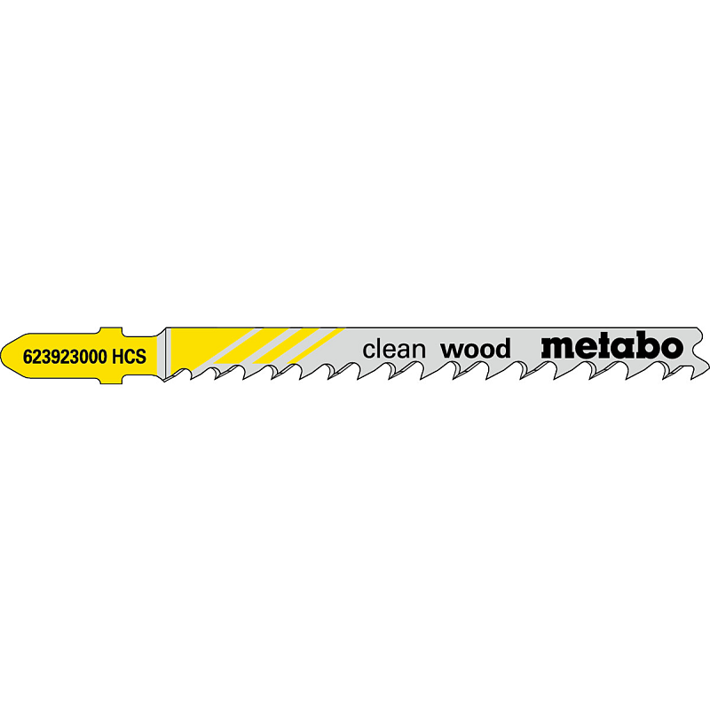 Metabo 623923000 Sägeblatt für Stichsägen, Laubsägen & elektrische Sägen Stichsägeblatt Hartstahl (HCS) 5 Stück(e)