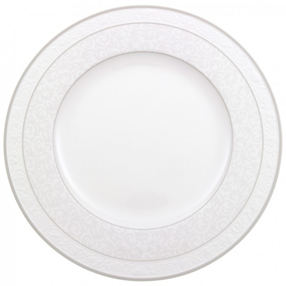 Villeroy & Boch 1043922630 Teller Rund Grau, Weiß