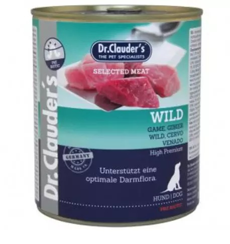 Dr.Clauder‘s 22242000 Hunde-Dosenfutter Rind, Ente, Innereien Adult 800 g