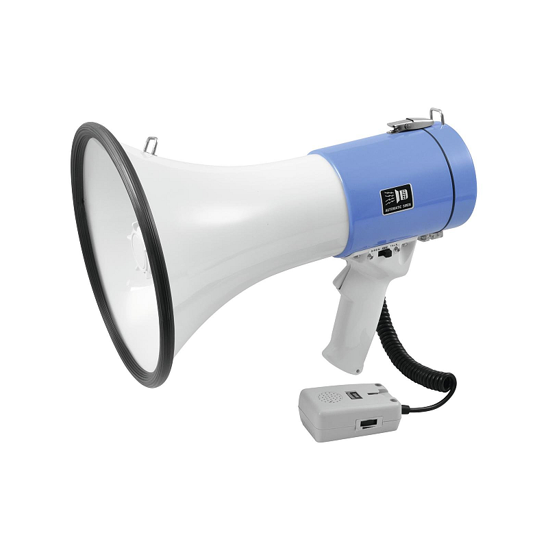 Omnitronic 80710934 Megaphon Drinnen/Draußen 25 W Blau, Weiß