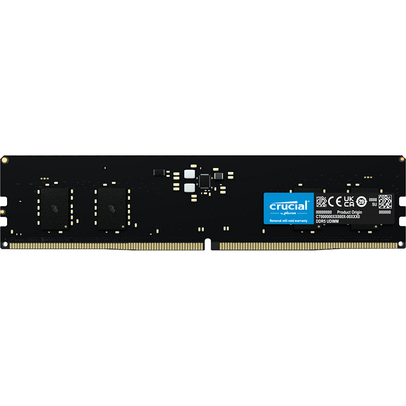 Crucial CT8G56C46U5 Speichermodul 8 GB 1 x 8 GB DDR5 288-pin DIMM ECC