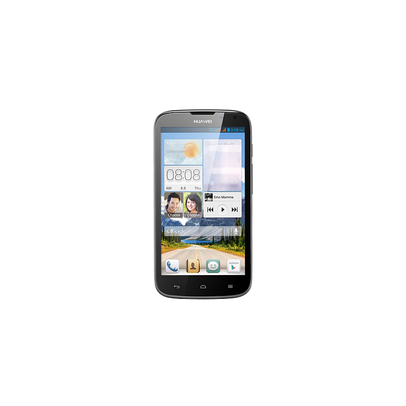 Huawei Ascend G610 12,7 cm (5") Dual-SIM Android 4.2 3G Micro-USB B 1 GB 4 GB 2150 mAh Schwarz