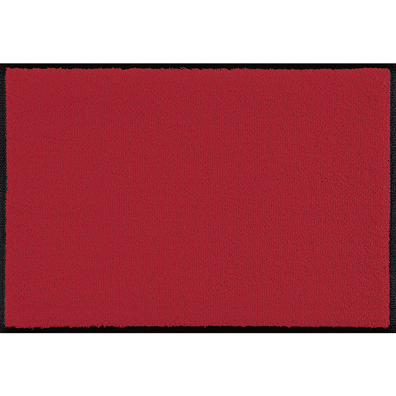 wash+dry Scarlet Dekorative Fußmatte Drinnen Rechteckig Rot
