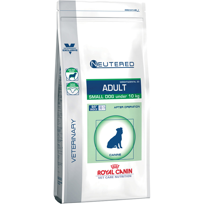 Royal Canin Neutered Adult Small 8 kg Mais, Schweinefleisch, Geflügel