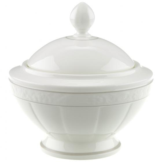 Villeroy & Boch 1043920960 Zuckerdose Weiß Porzellan