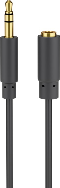 Goobay 97122 Audio-Kabel 5 m 3.5mm Schwarz