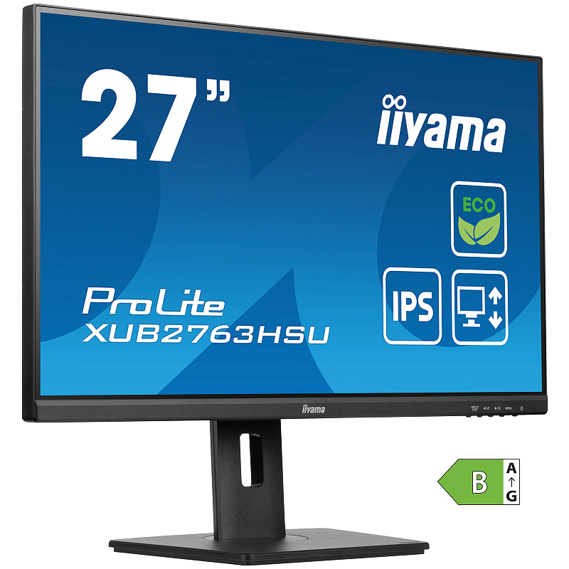 iiyama ProLite XUB2763HSU-B1 Computerbildschirm 68,6 cm (27") 1920 x 1080 Pixel Full HD LED Schwarz