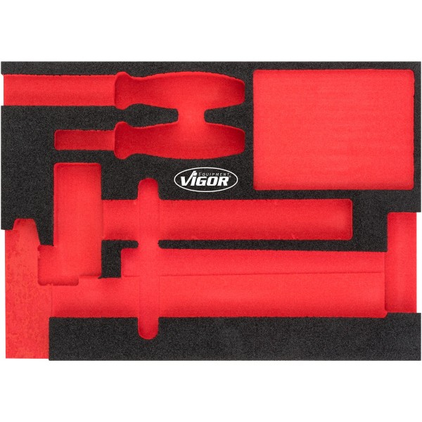 Vigor V5085-L Zubehör für Aufbewahrungsbox Schwarz, Rot Teiler-Set