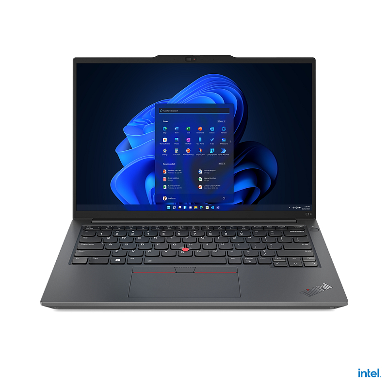 Lenovo ThinkPad E14 Gen 5 (Intel) Intel® Core™ i5 i5-1335U Laptop 35,6 cm (14") WUXGA 8 GB DDR4-SDRAM 256 GB SSD Wi-Fi 6 (802.11ax) Windows 11 Pro Deutsch Schwarz, Graphit