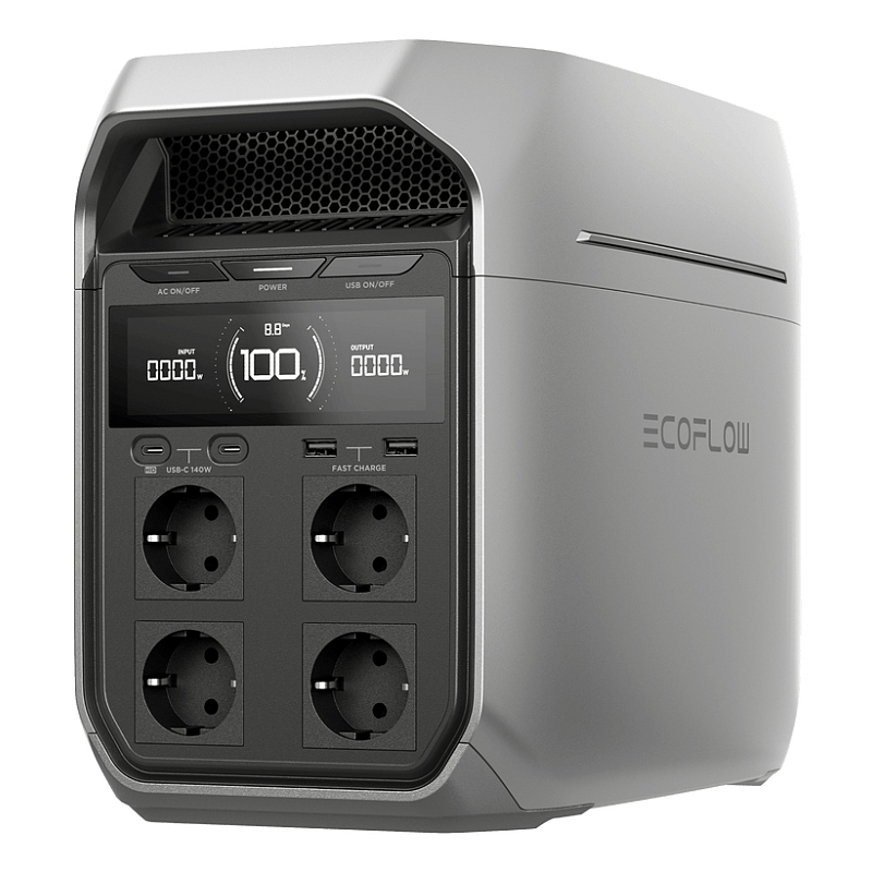 EcoFlow DELTA 3 Plus Tragbare Power Station Lithium-Eisen-Phosphat (LiFePO4) 1800 W 12,5 kg