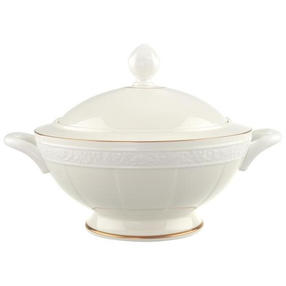 Villeroy & Boch 1043902360 Suppentopf 2,8 l Weiß Porzellan