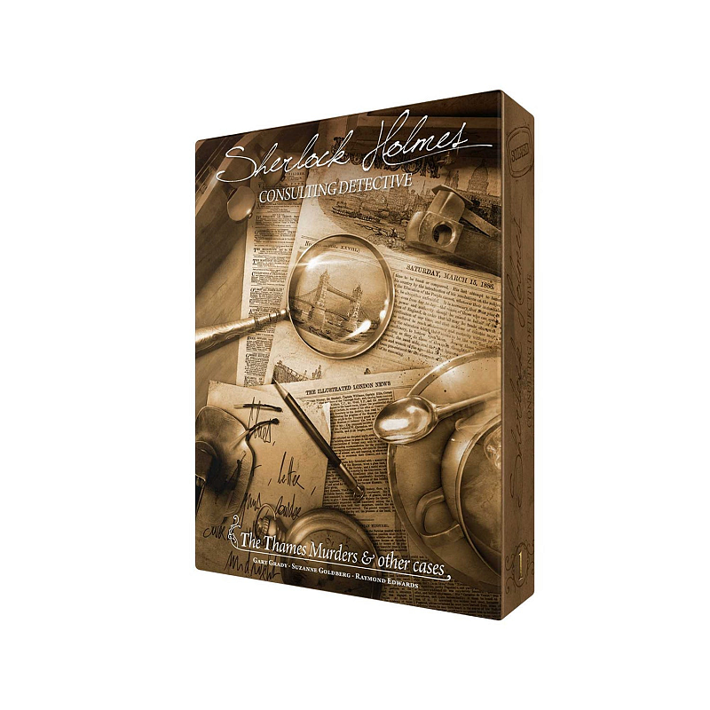 Asmodee Sherlock Holmes: Consulting Detective - The Thames Murders & Other Cases Brettspiel