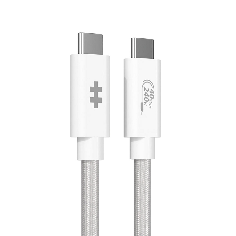 HYPER HyperDrive Next USB Kabel USB4 Gen 3x2 1,2 m USB C Weiß
