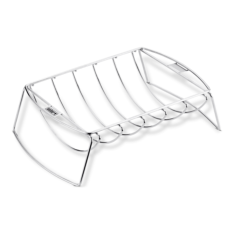 Weber Premium-Spare-Rib-Halter & Bratenkorb