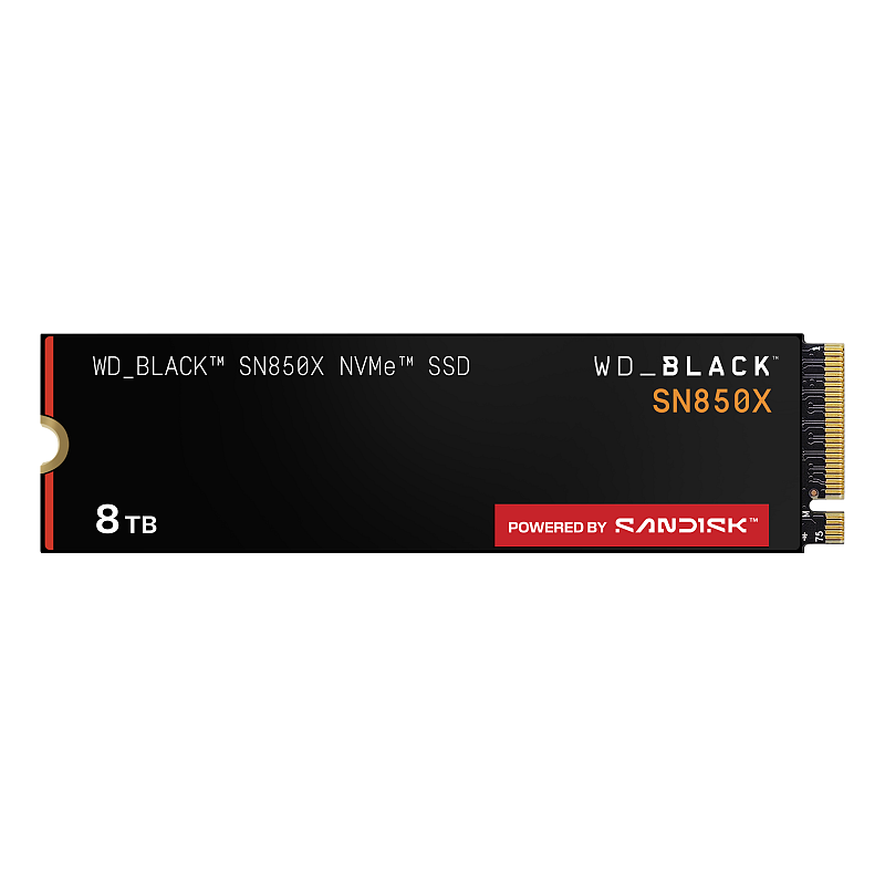SanDisk Black WD_BLACK SN850X NVMe 8 TB M.2 PCI Express 4.0