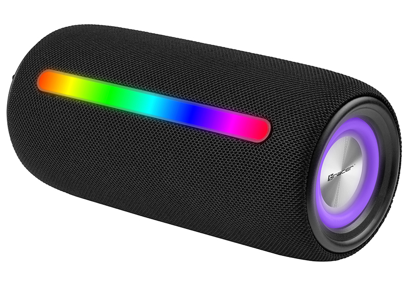 Tracer Stripe Tragbarer Stereo-Lautsprecher Schwarz 10 W