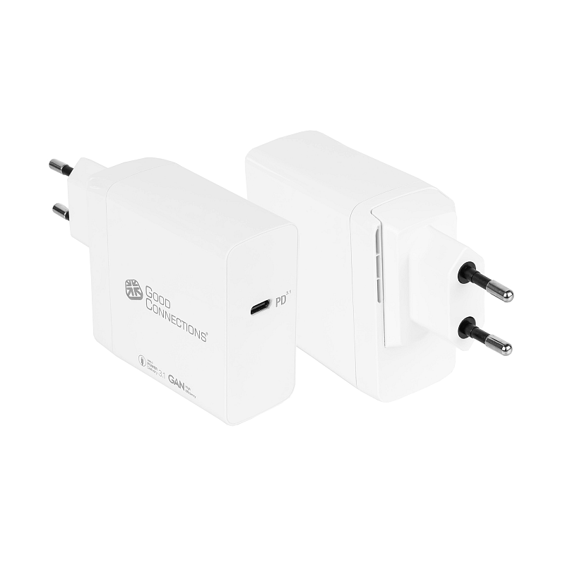 Alcasa PCA-W005W Ladegerät für Mobilgeräte Universal Weiß AC Schnellladung Drinnen