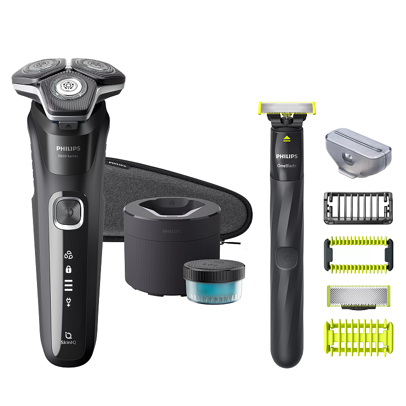Philips SHAVER Series 5000 S5898/79 Elektrischer Nass- und Trockenrasierer