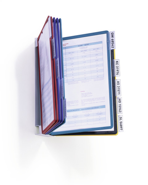 Durable 556700 Dokumentenanzeige-Karussell Tisch/Bank Porträt A4