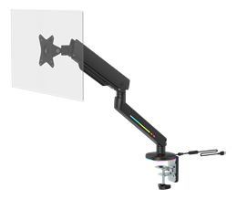 Deltaco GAM-134 Flachbildschirm-Tischhalterung 81,3 cm (32") Tisch/Bank Schwarz