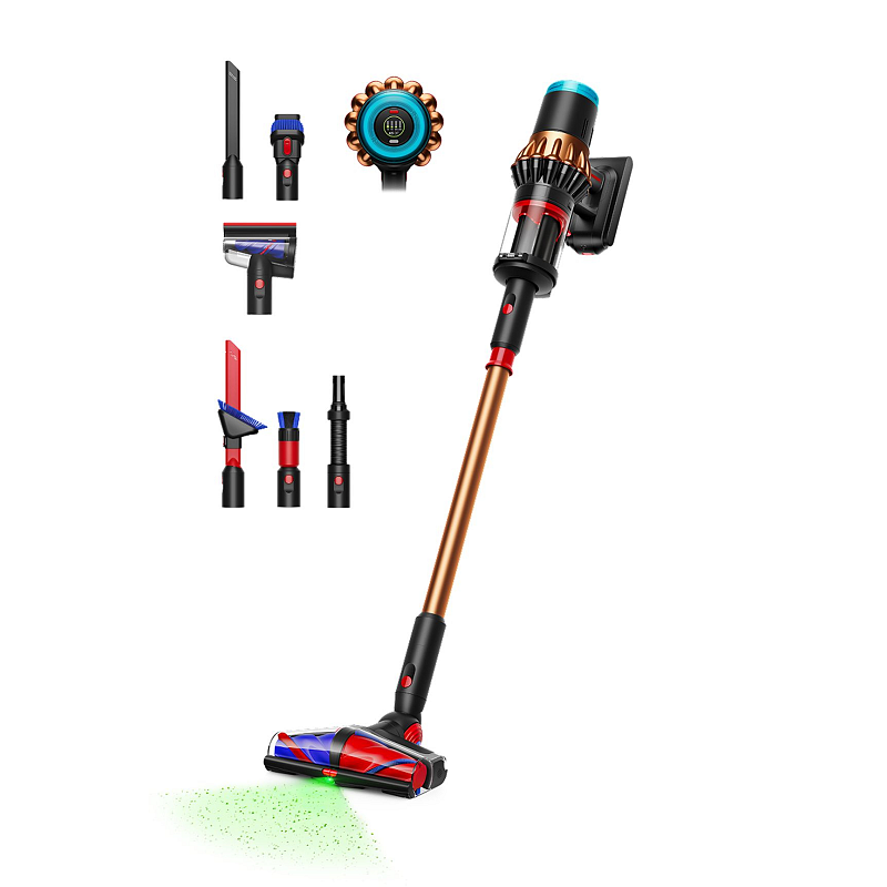 Dyson V16 Piston Animal 2-in-1-Stabstaubsauger Akku Trocken HEPA Beutellos 1,3 l 900 W Schwarz, Kupfer