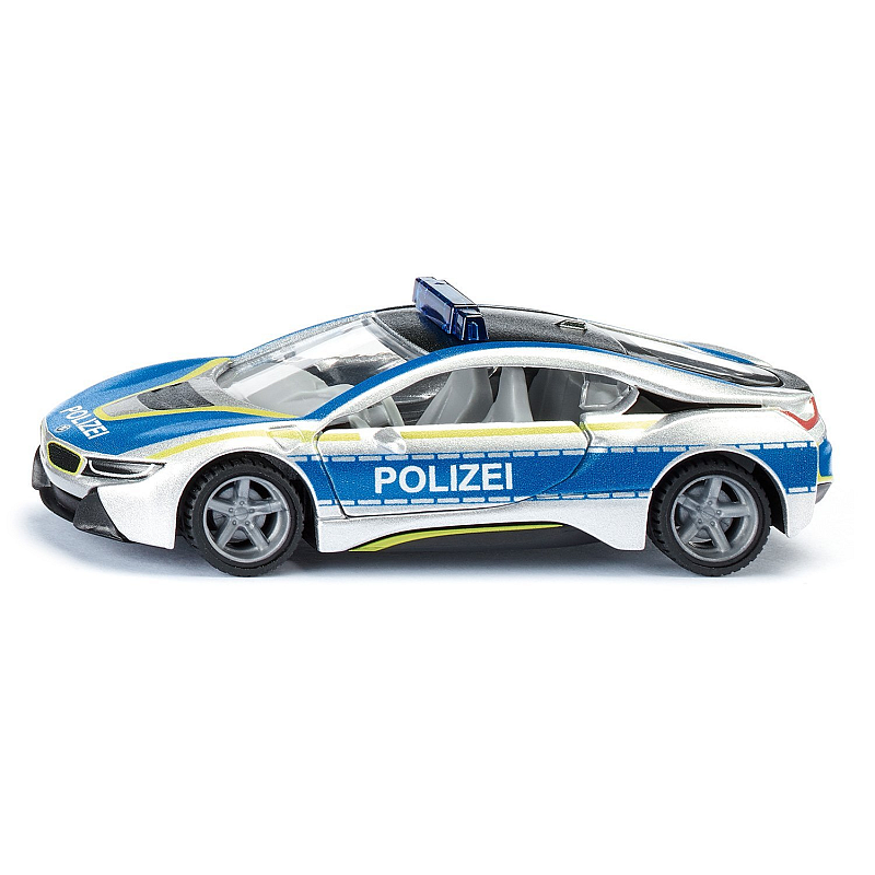 Siku BMW i8 Police Modell Polizeiwagen Vormontiert 1:50