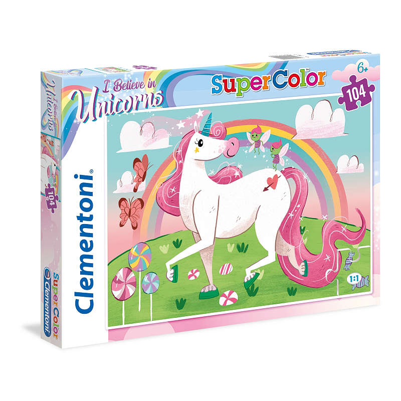 Clementoni I Believe in Unicorns Puzzlespiel 104 Stück(e) Cartoons