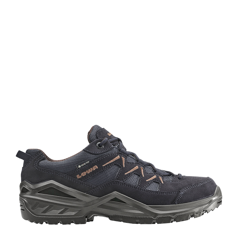LOWA SIRKOS EVO GTX LO Männlich Erwachsener Braun, Navy