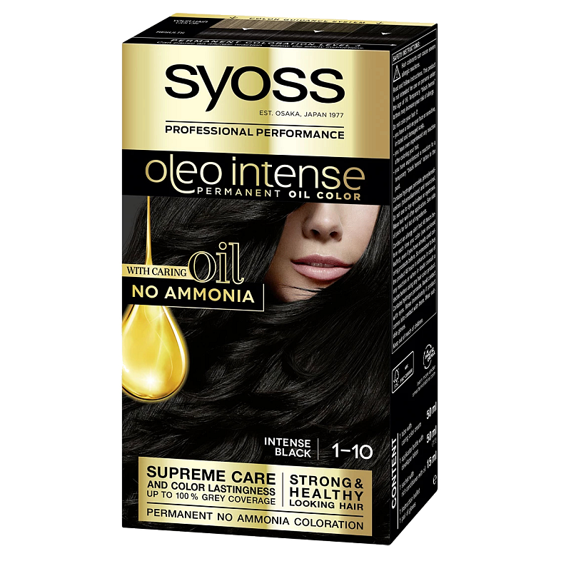 SYOSS Olio Intense Haarfarbe Schwarz 115 ml
