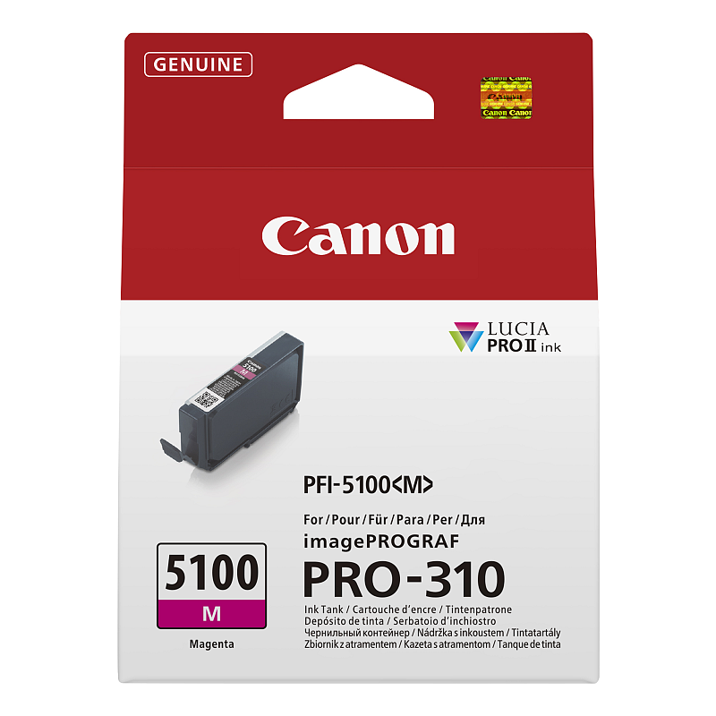 Canon PFI-5100 M Druckerpatrone 1 Stück(e) Original Magenta